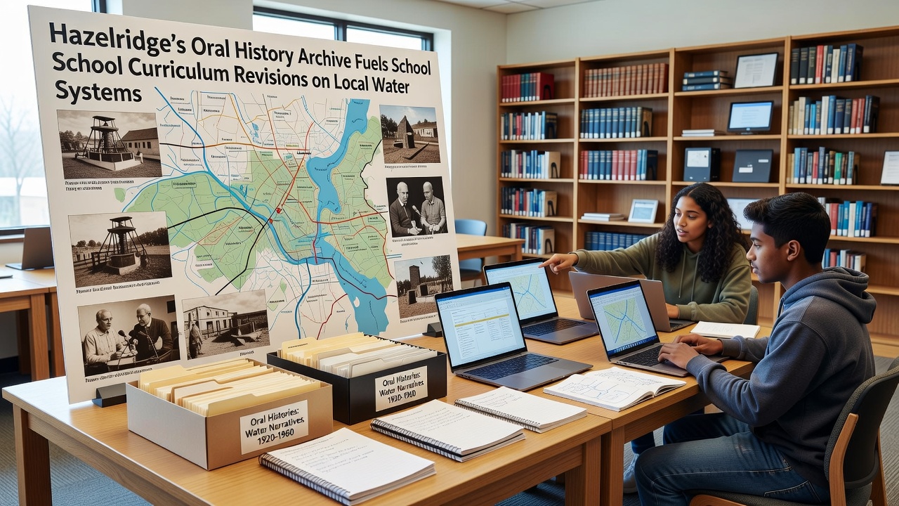 Hazelridge's Oral History Archive Fuels School Curriculum Revisions on Local Water Systems